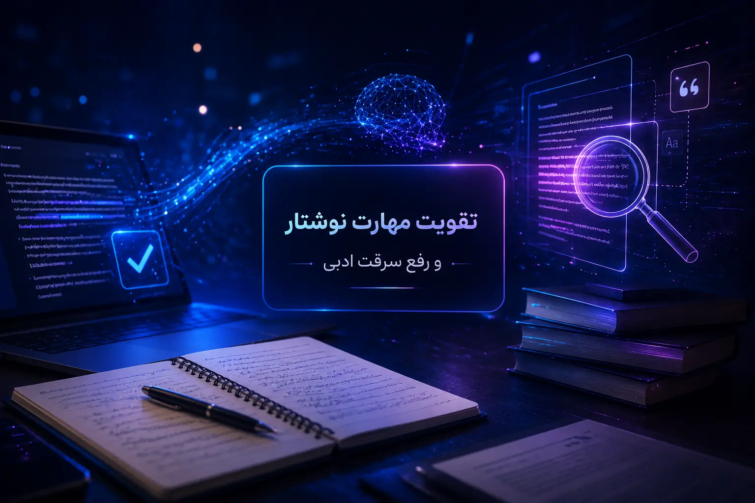 تقویت مهارت نوشتار و رفع سرقت ادبی