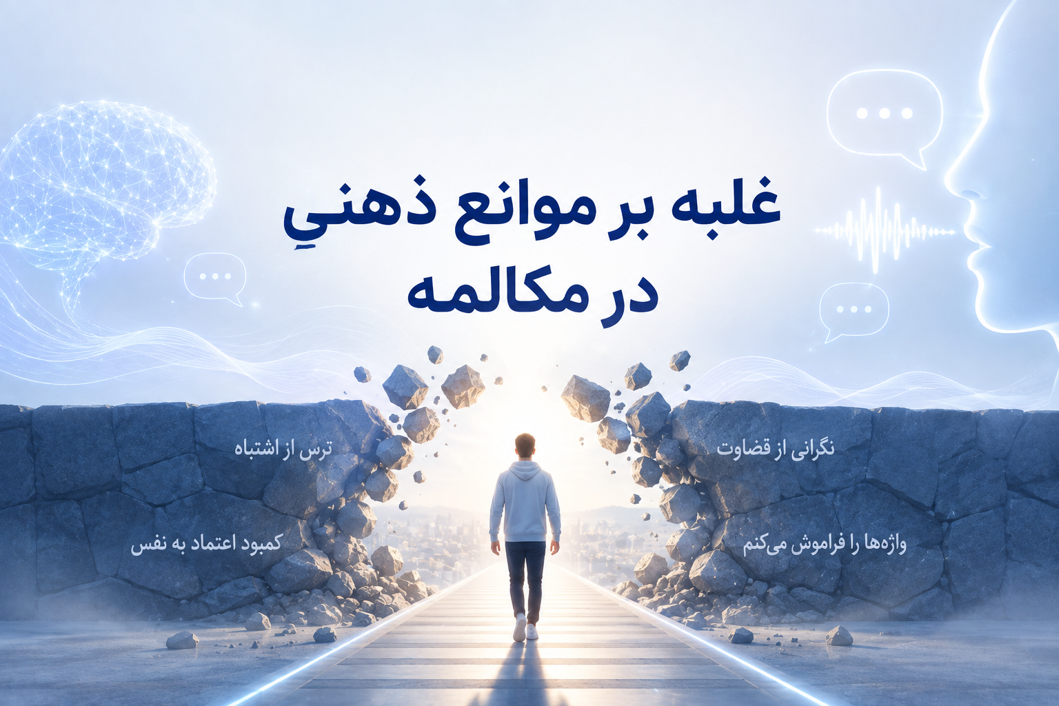 غلبه بر موانع ذهنی در مکالمه